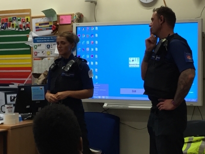 Visit from our local PCSOs