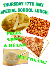 Thursday 17th May - Special School Lunch!