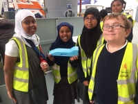 Here is one of our rocket cars!